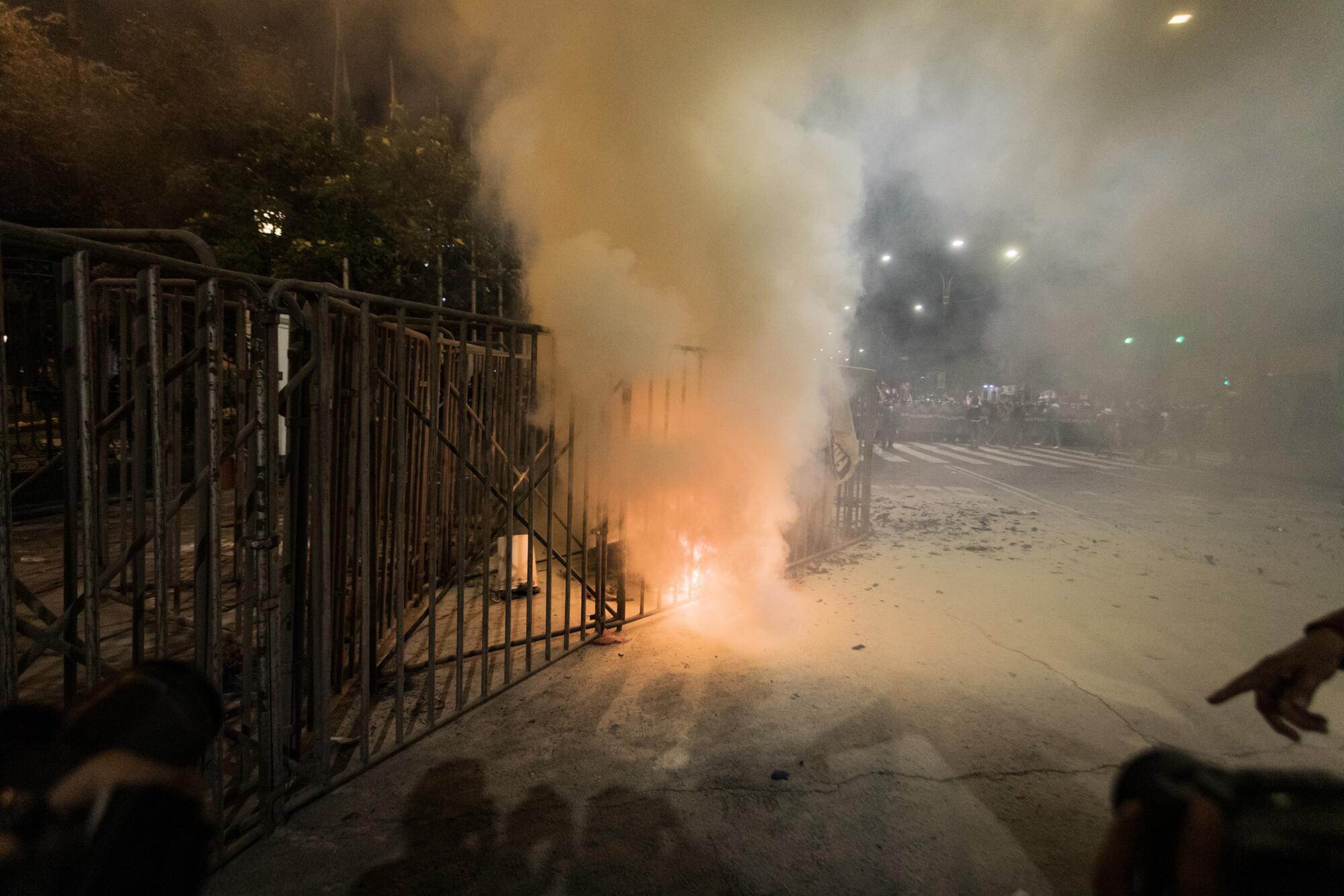 Enfrentamientos entre manifestantes y policía en Lima (Perú) el 15 de octubre de 2025. - 5